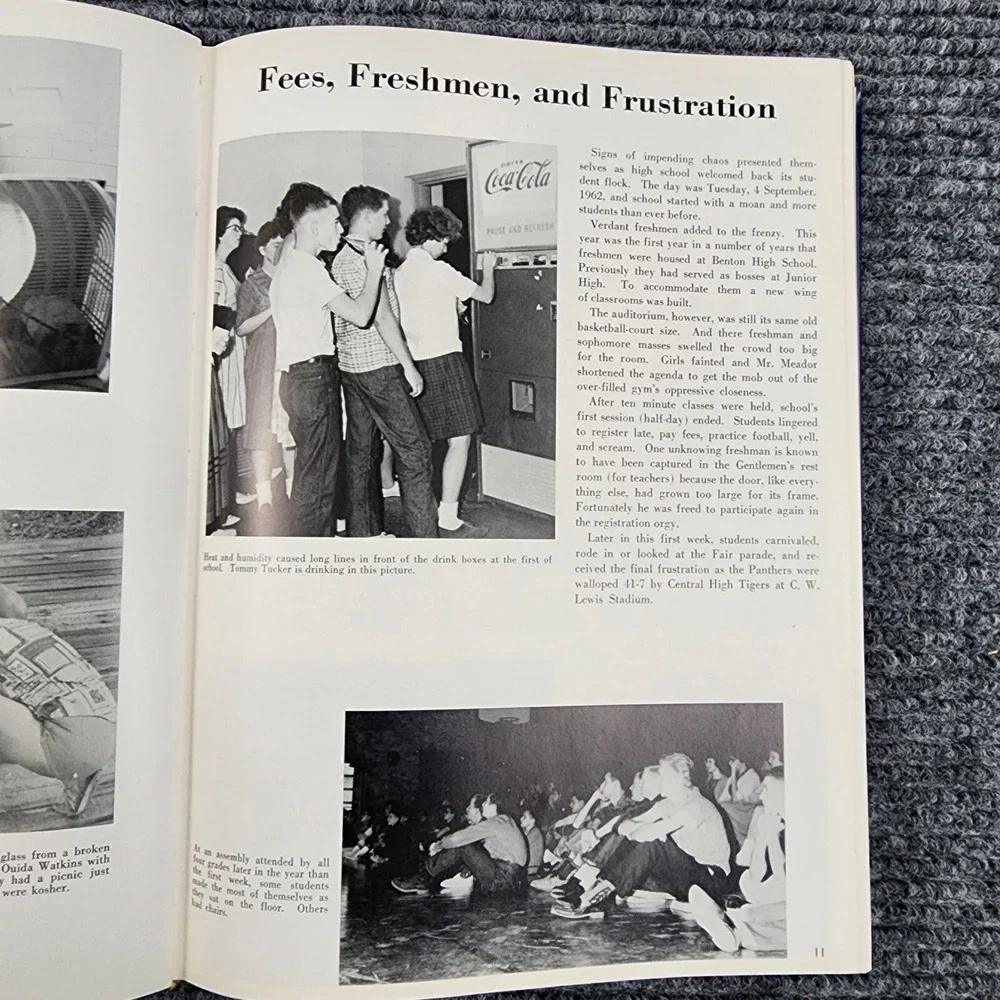 1963 Benton‎ High School Yearbook Arkansas Panther